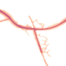Daytime road noise heatmap for SY8 3LY