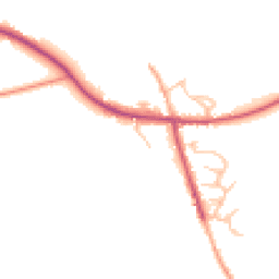 Daytime road noise heatmap for SY8 3NX
