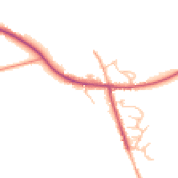 Daytime road noise heatmap for SY8 3NZ
