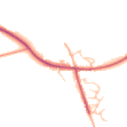 Daytime road noise heatmap for SY8 3PA