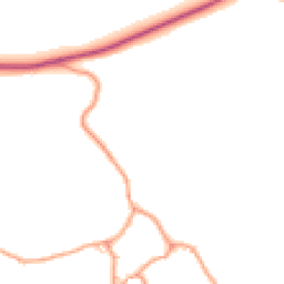 Daytime road noise heatmap for SY8 3QX