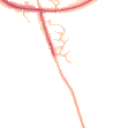 Daytime road noise heatmap for SY8 3RQ