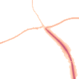 Night-time road noise heatmap for SY8 4AN