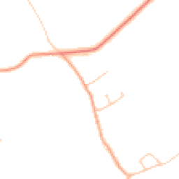 Daytime road noise heatmap for SY8 4BY