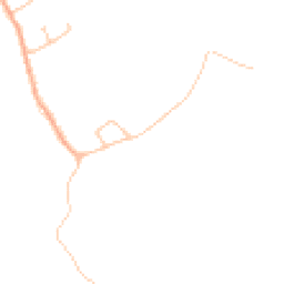 Daytime road noise heatmap for SY8 4DG