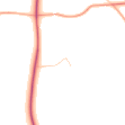 Daytime road noise heatmap for SY8 4DJ