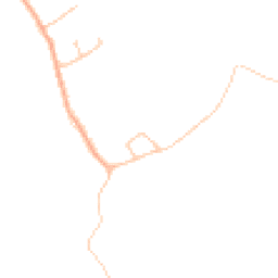 Daytime road noise heatmap for SY8 4DN