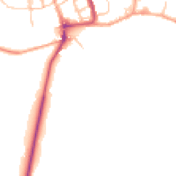 Daytime road noise heatmap for SY8 4DS
