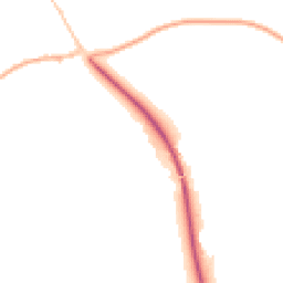 Night-time road noise heatmap for SY8 4FB