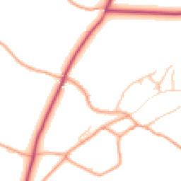 Daytime road noise heatmap for SY8 4HD