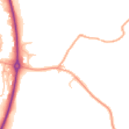 Daytime road noise heatmap for SY8 4NB