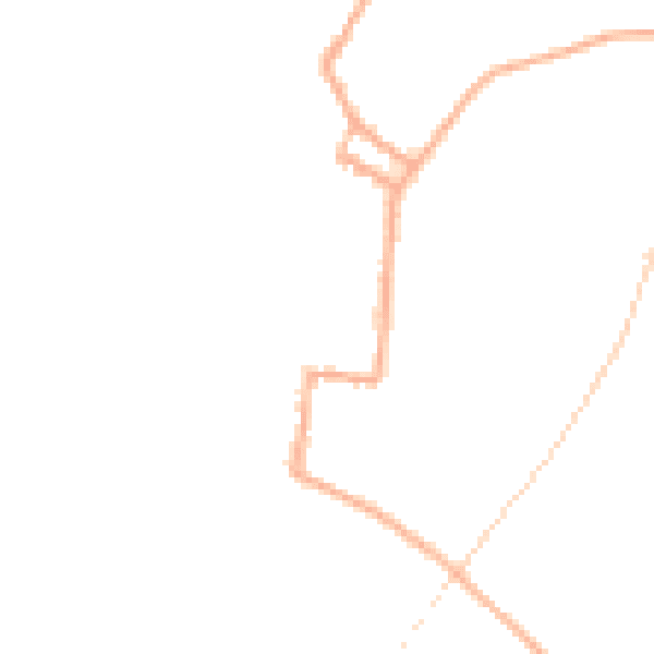 Night-time road noise heatmap for SY9 5AE