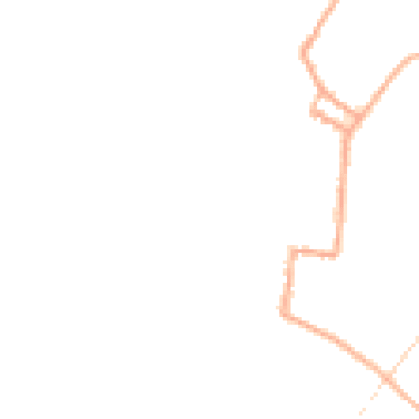 Night-time road noise heatmap for SY9 5AL