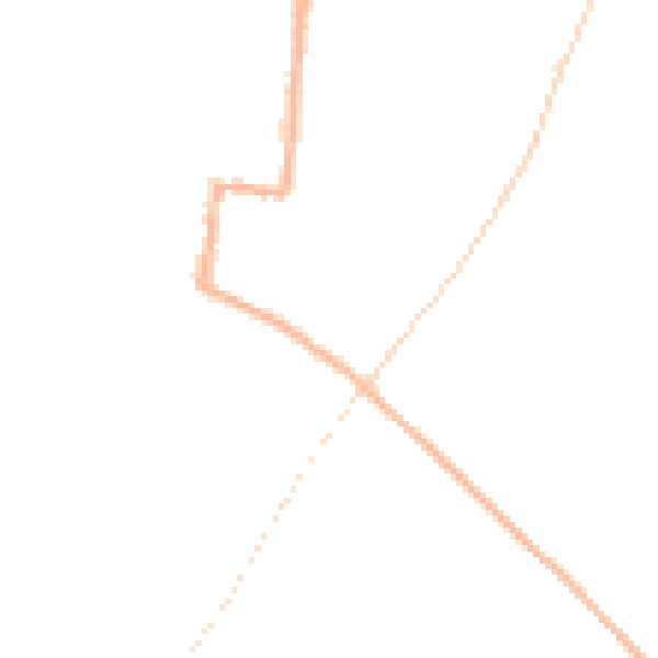 Night-time road noise heatmap for SY9 5AX