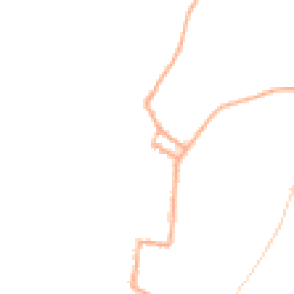 Night-time road noise heatmap for SY9 5BN