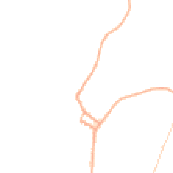 Night-time road noise heatmap for SY9 5BZ