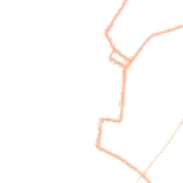 Night-time road noise heatmap for SY9 5FA