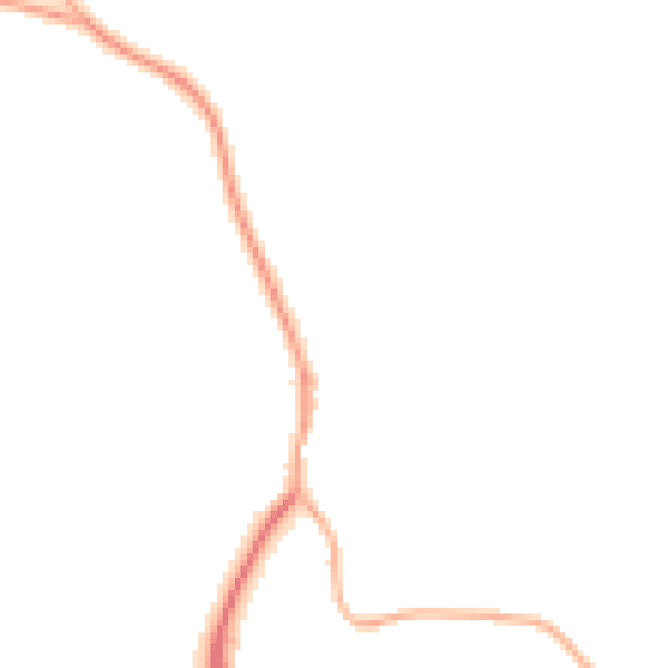 Night-time road noise heatmap for SY9 5HJ