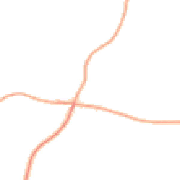 Daytime road noise heatmap for SY9 5JY