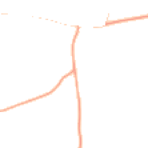 Daytime road noise heatmap for SY9 5LJ