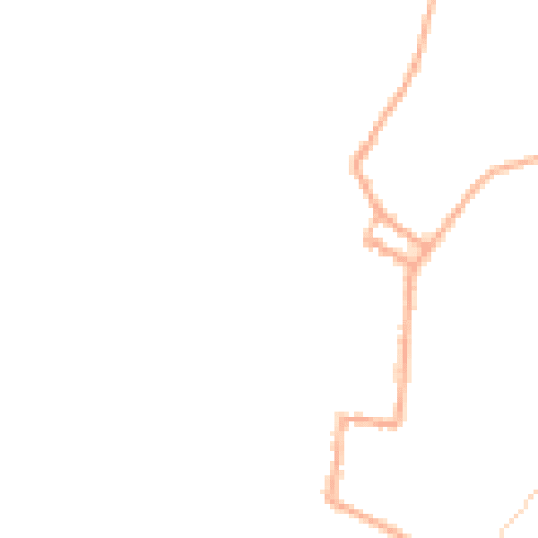 Night-time road noise heatmap for SY9 5PB
