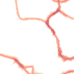 Night-time road noise heatmap for TA1 1AD