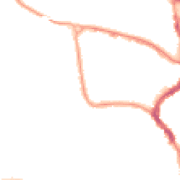 Night-time road noise heatmap for TA1 1AH