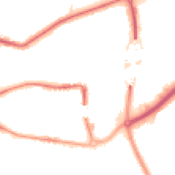 Night-time road noise heatmap for TA1 1AL