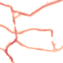 Night-time road noise heatmap for TA1 1AX