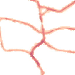 Night-time road noise heatmap for TA1 1BA