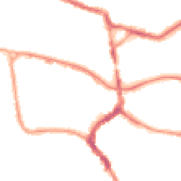 Night-time road noise heatmap for TA1 1BD