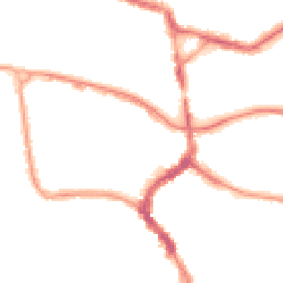 Night-time road noise heatmap for TA1 1BS