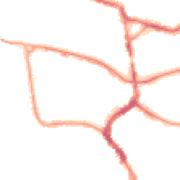 Night-time road noise heatmap for TA1 1BU