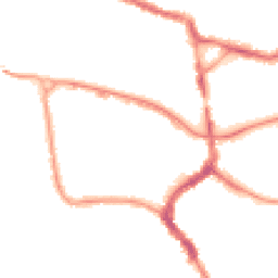 Night-time road noise heatmap for TA1 1BX