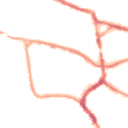 Night-time road noise heatmap for TA1 1BY