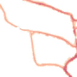 Night-time road noise heatmap for TA1 1BZ