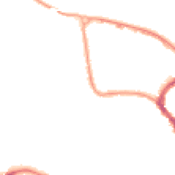 Night-time road noise heatmap for TA1 1DN