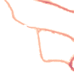 Night-time road noise heatmap for TA1 1DP