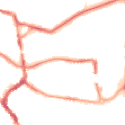 Night-time road noise heatmap for TA1 1DY