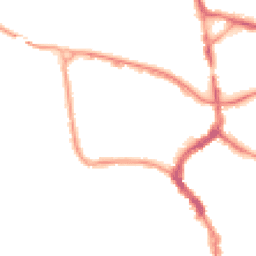 Night-time road noise heatmap for TA1 1EA