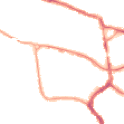 Night-time road noise heatmap for TA1 1EB