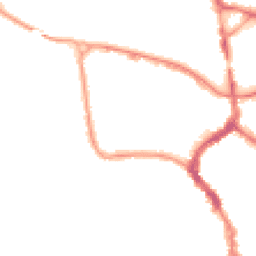 Night-time road noise heatmap for TA1 1EE