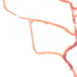 Night-time road noise heatmap for TA1 1EG