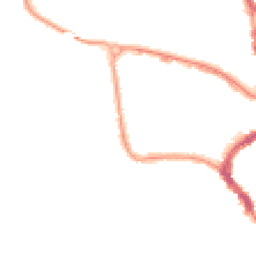 Night-time road noise heatmap for TA1 1EH