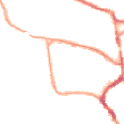 Night-time road noise heatmap for TA1 1EL