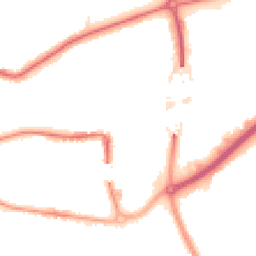 Night-time road noise heatmap for TA1 1FA