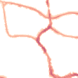 Night-time road noise heatmap for TA1 1NH