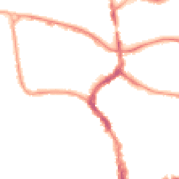 Night-time road noise heatmap for TA1 1NR