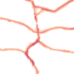 Night-time road noise heatmap for TA1 1PB
