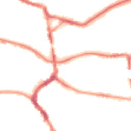 Night-time road noise heatmap for TA1 1PH